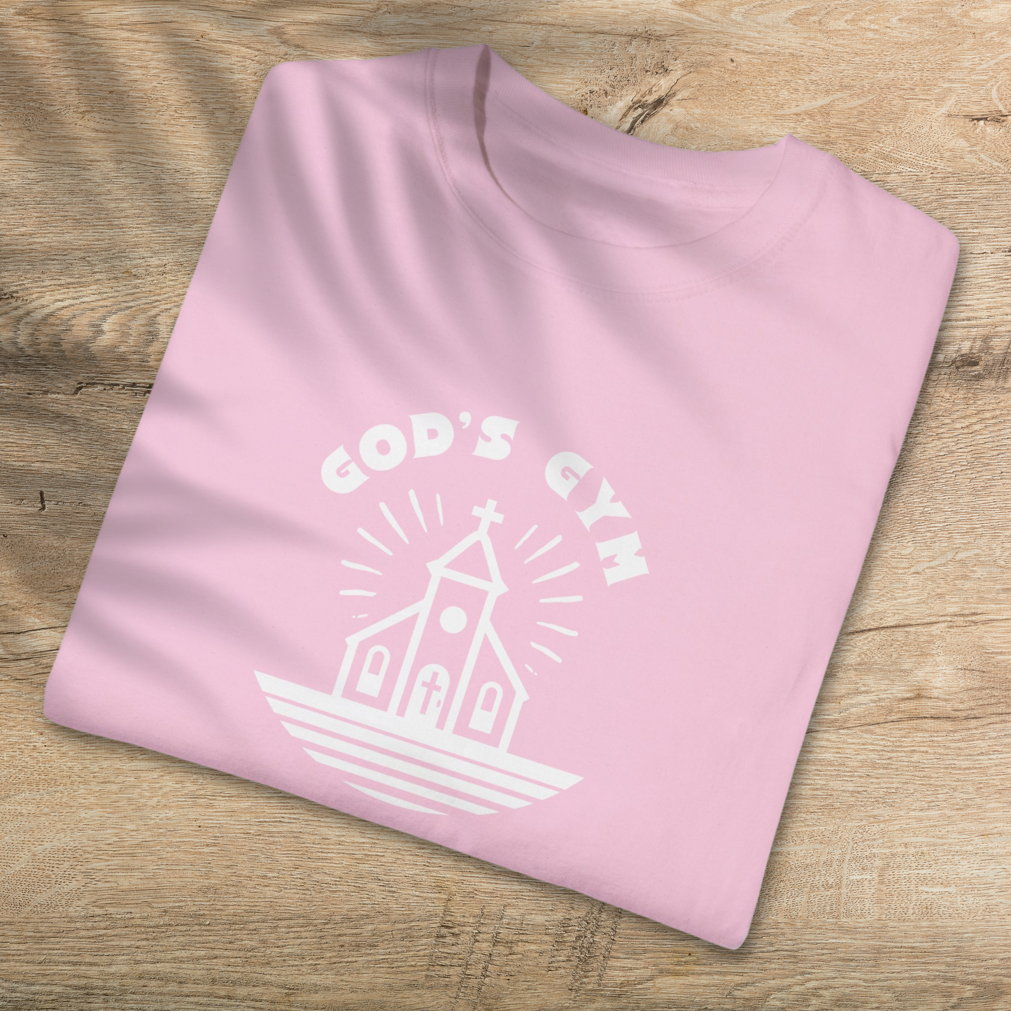 God's Gym T-Shirt - Strengthen Faith & Fitness Christian Tee