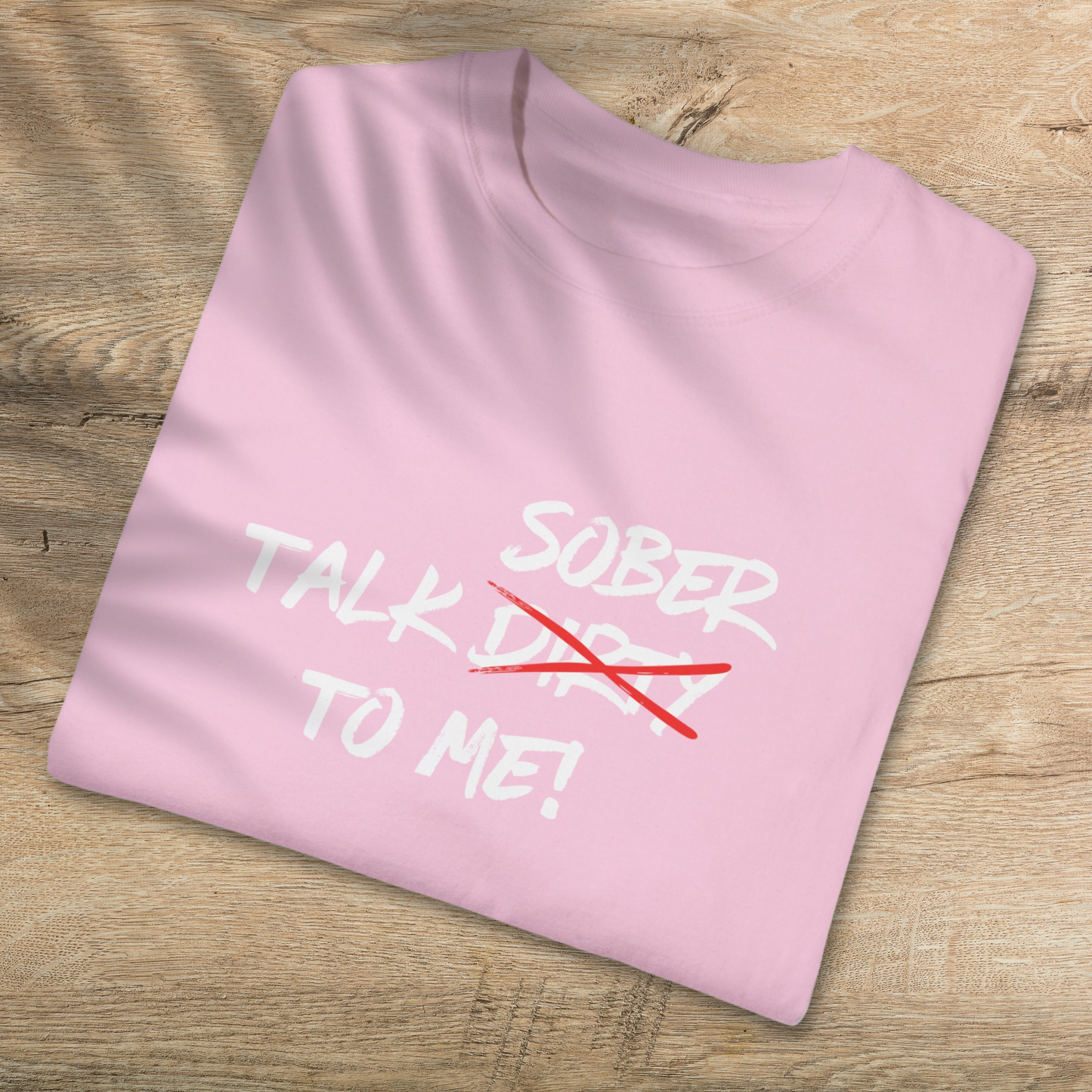 Talk Sober To Me T-Shirt - 100% Cotton Unisex Tee for Sobriety Advocates