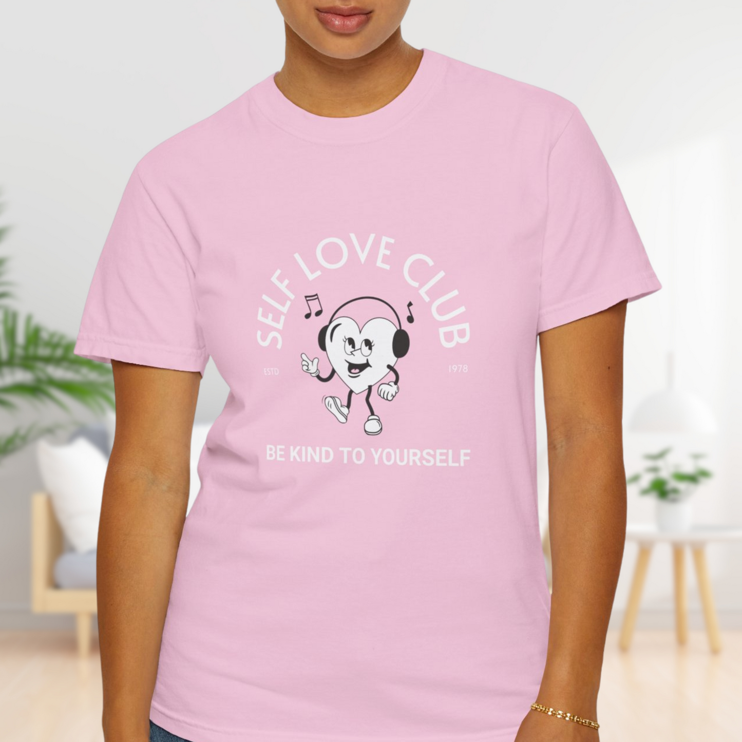 Self Love Club T-Shirt - Empowerment & Positivity Cotton Tee