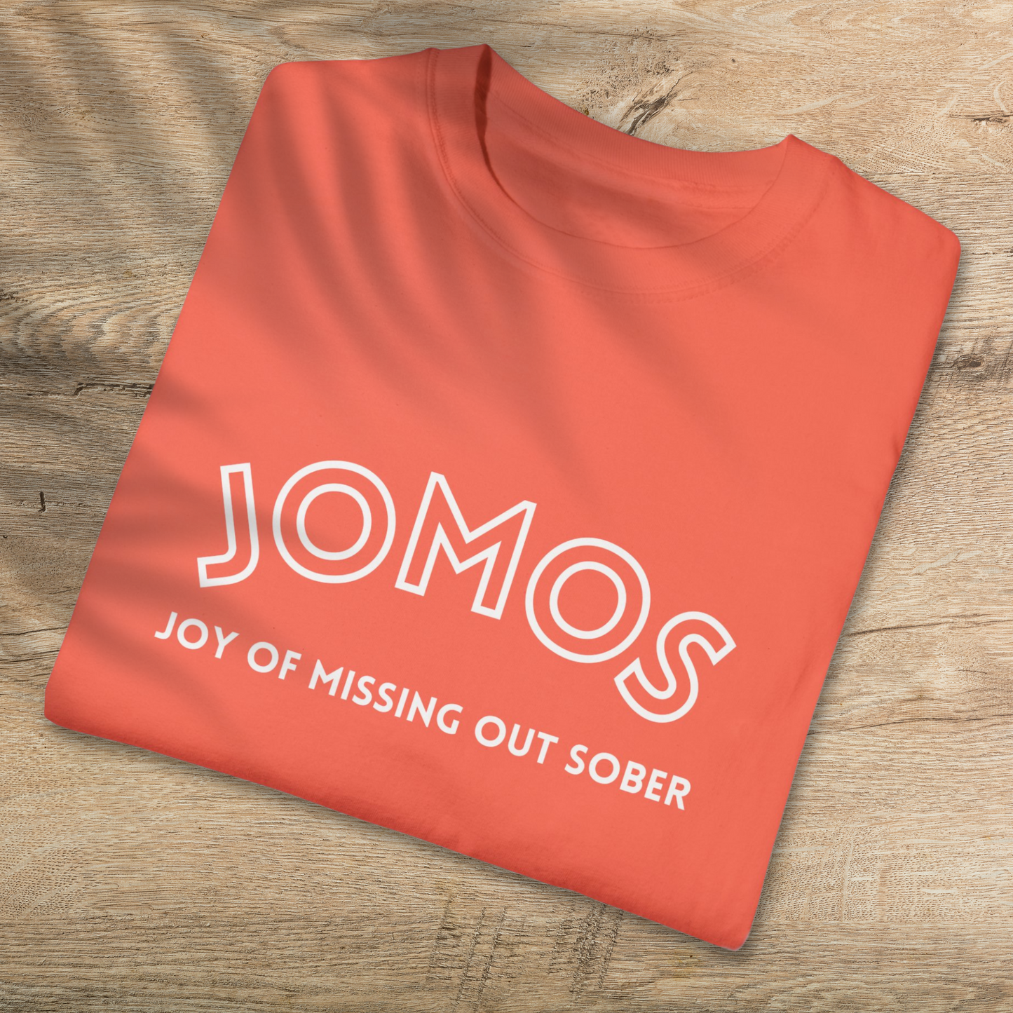 JOMOS T-Shirt: Embrace the Joy Of Missing Out Sober - Unisex Cotton Tee