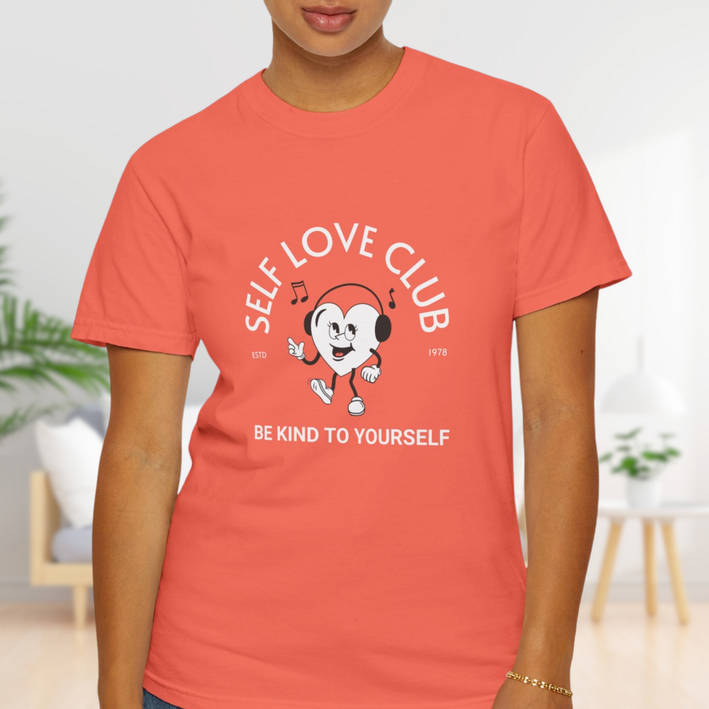 Self Love Club T-Shirt - Empowerment & Positivity Cotton Tee