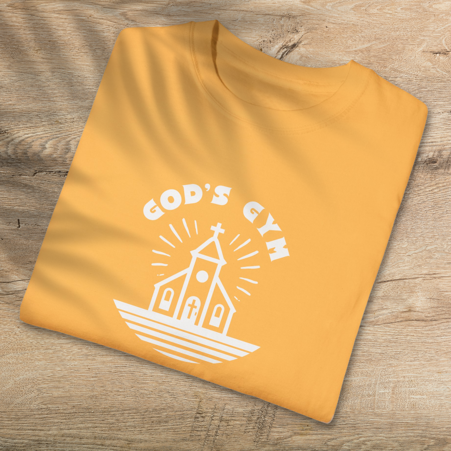 God's Gym T-Shirt - Strengthen Faith & Fitness Christian Tee