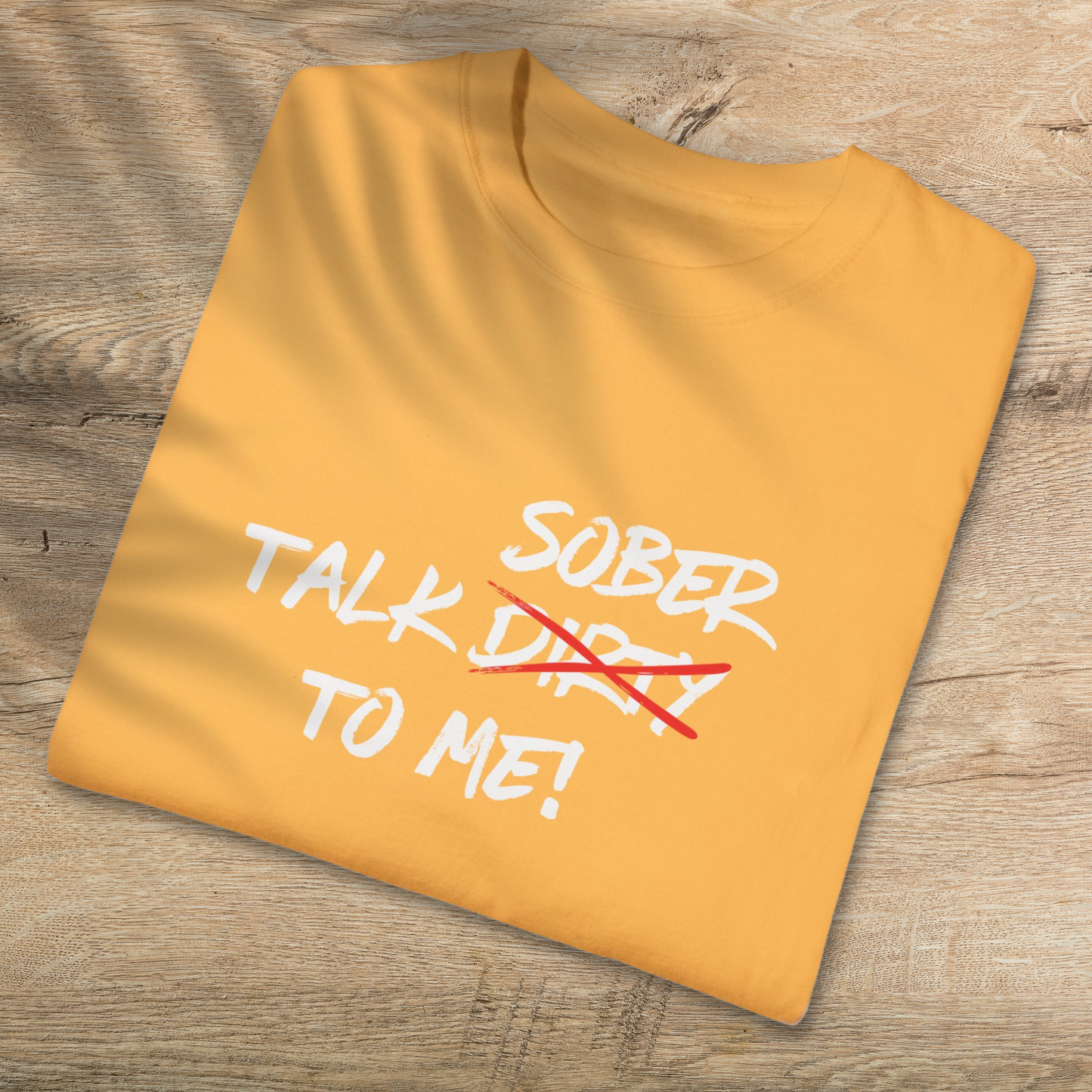 Talk Sober To Me T-Shirt - 100% Cotton Unisex Tee for Sobriety Advocates