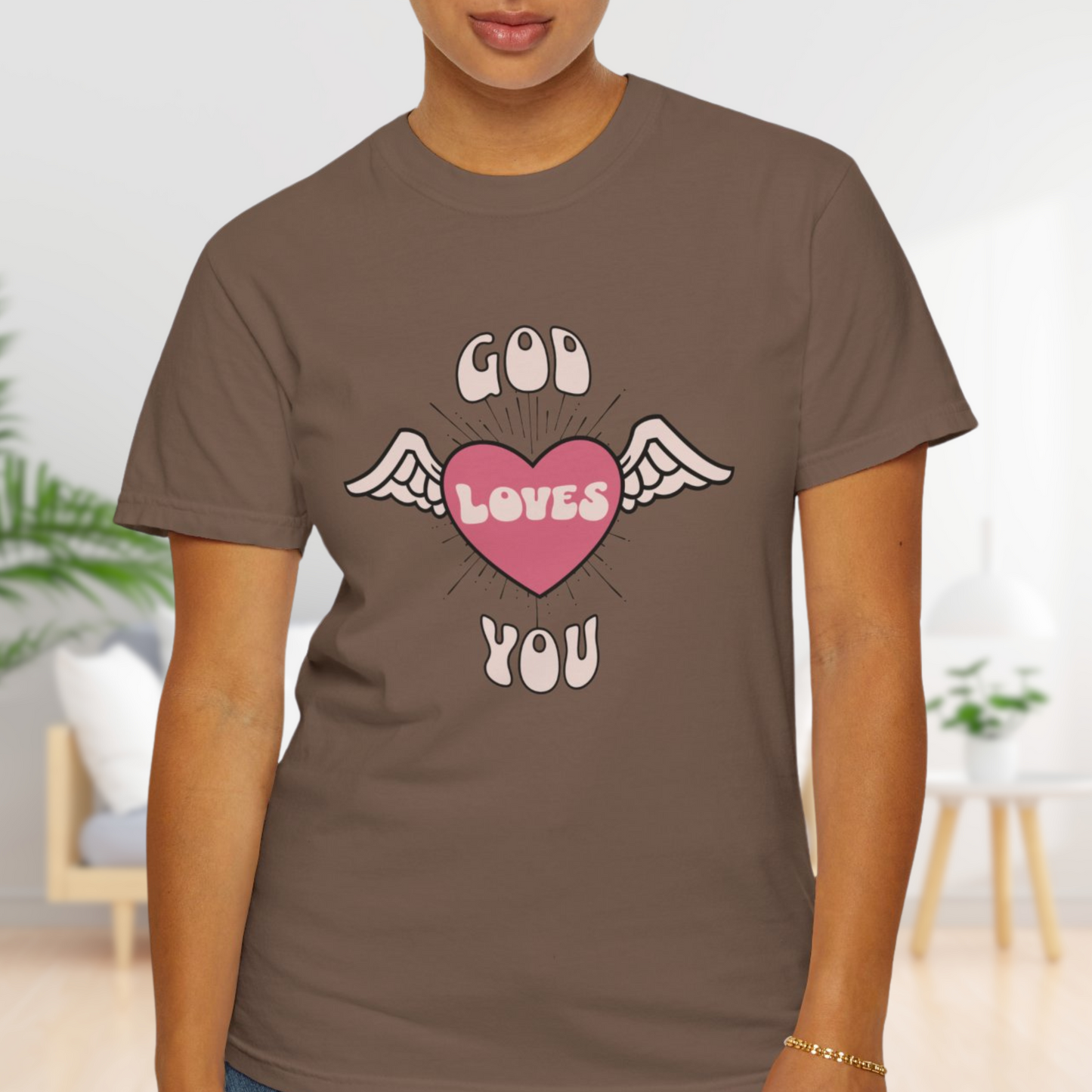 God Loves You T-Shirt - Comfortable Cotton Christian Tee for All