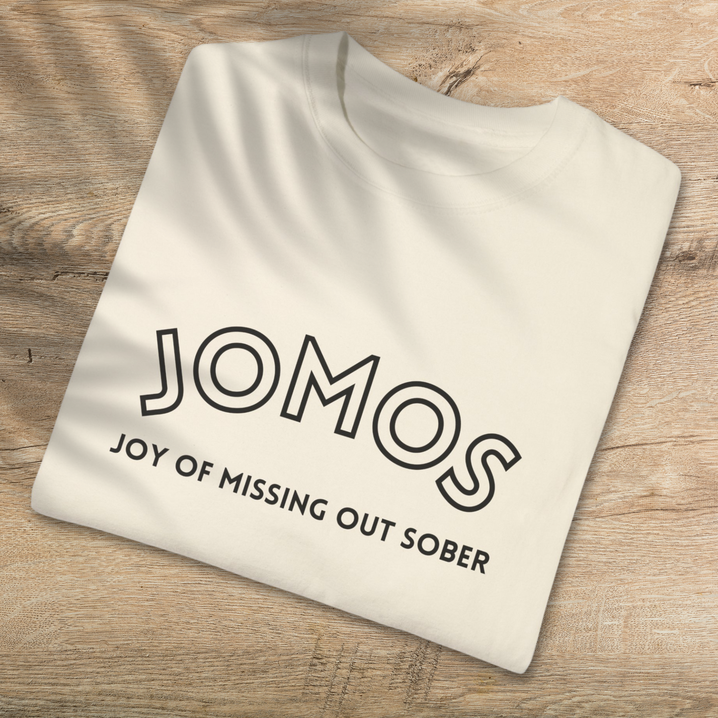 JOMOS T-Shirt: Embrace the Joy Of Missing Out Sober - Unisex Cotton Tee