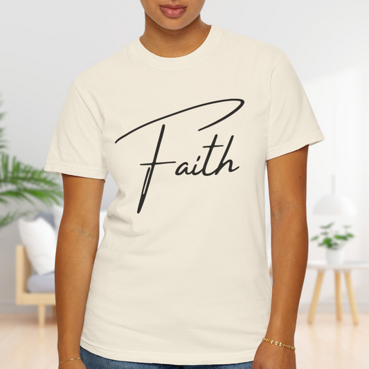 Faith T-Shirt - Premium Cotton Unisex Christian Tee