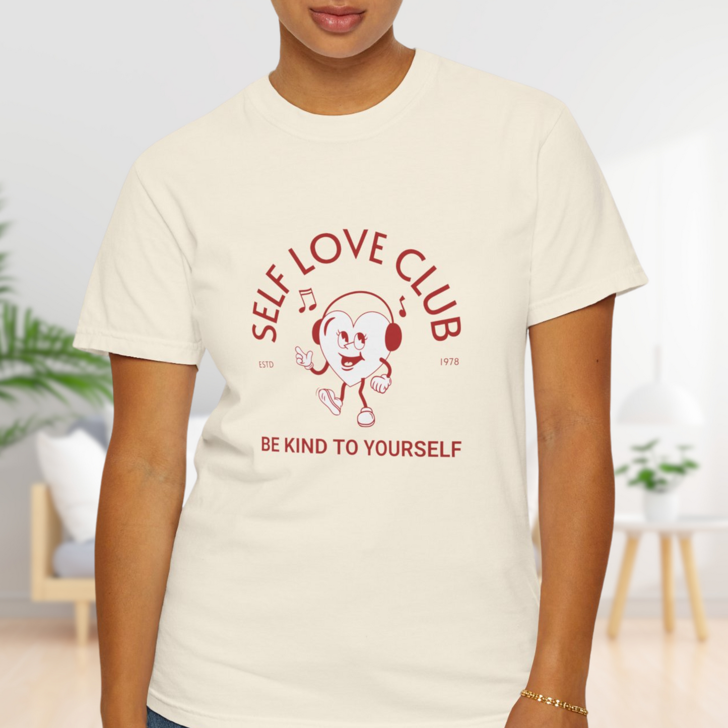 Self Love Club T-Shirt - Empowerment & Positivity Cotton Tee