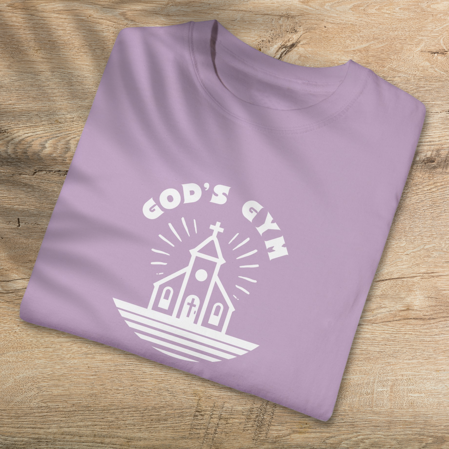 God's Gym T-Shirt - Strengthen Faith & Fitness Christian Tee