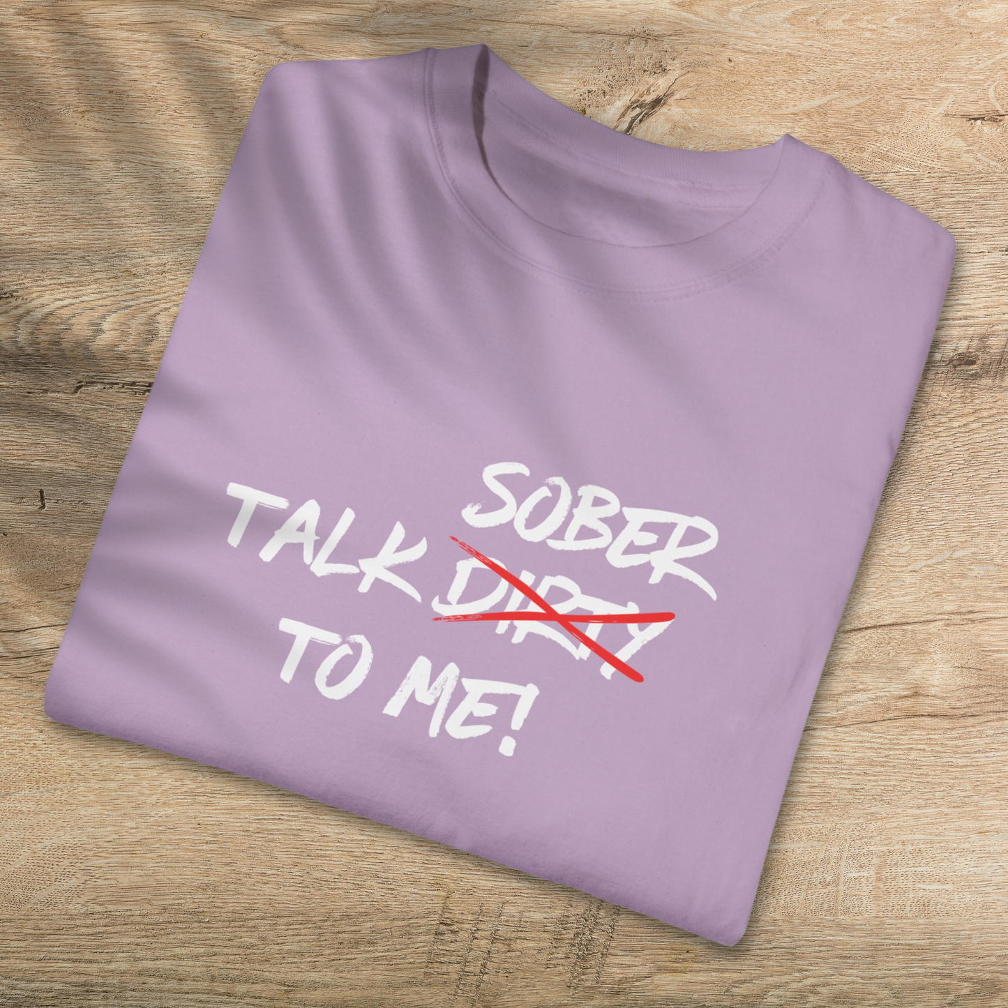 Talk Sober To Me T-Shirt - 100% Cotton Unisex Tee for Sobriety Advocates