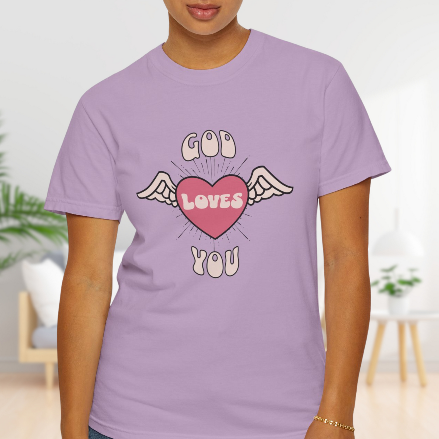 God Loves You T-Shirt - Comfortable Cotton Christian Tee for All