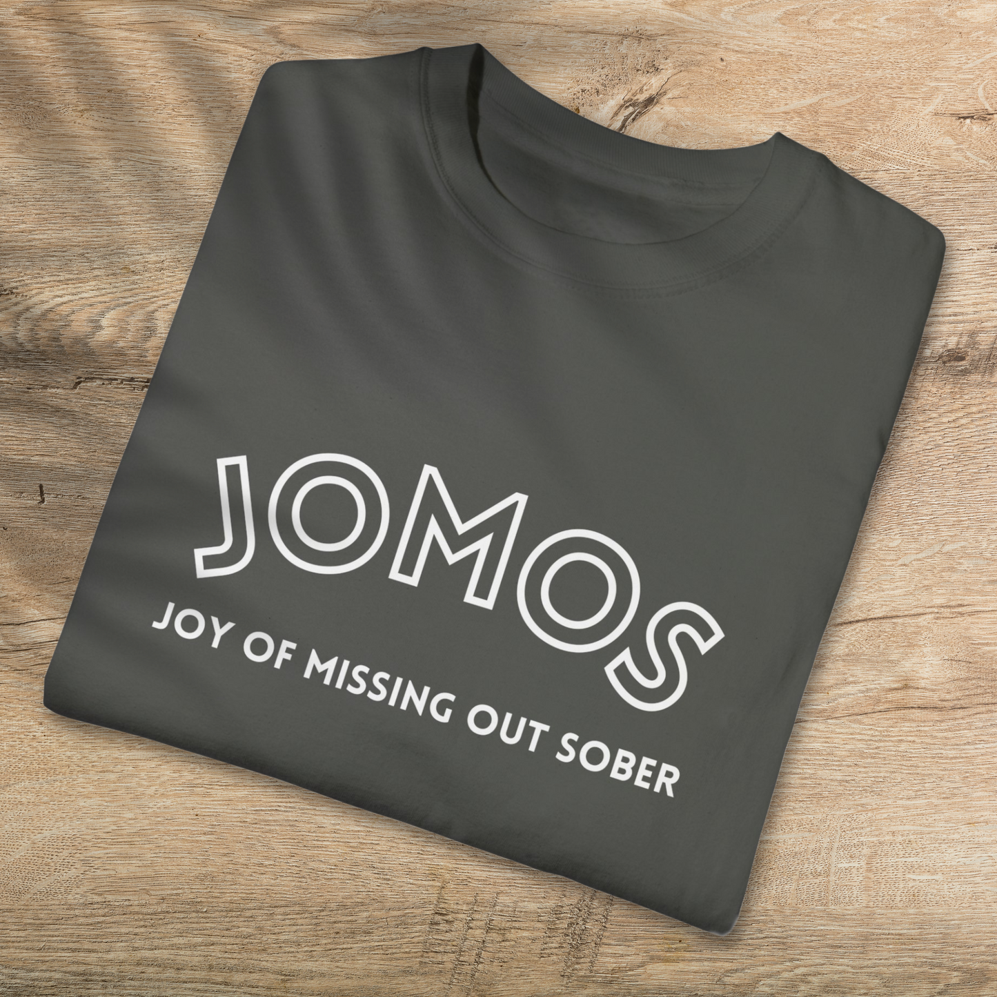 JOMOS T-Shirt: Embrace the Joy Of Missing Out Sober - Unisex Cotton Tee