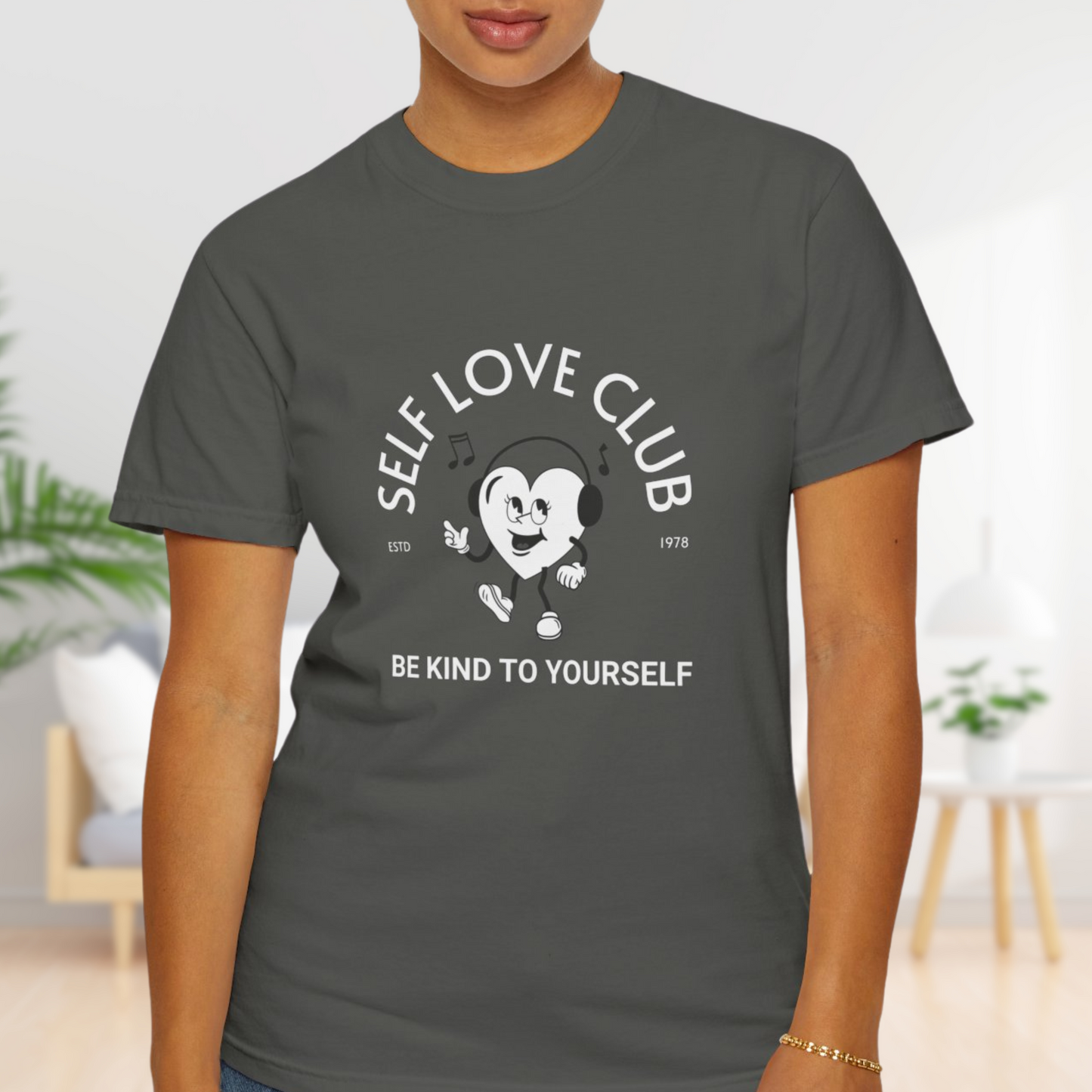 Self Love Club T-Shirt - Empowerment & Positivity Cotton Tee