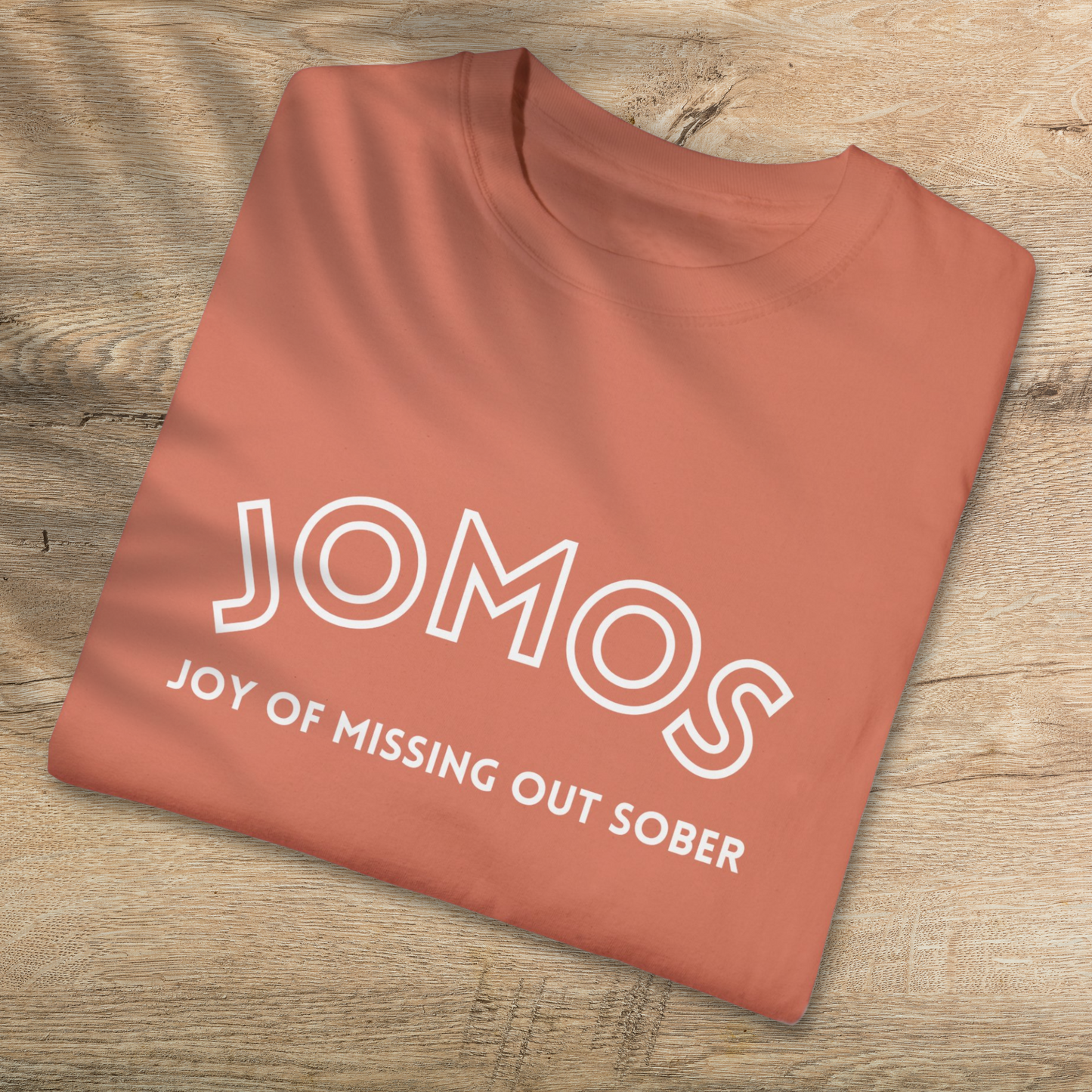 JOMOS T-Shirt: Embrace the Joy Of Missing Out Sober - Unisex Cotton Tee