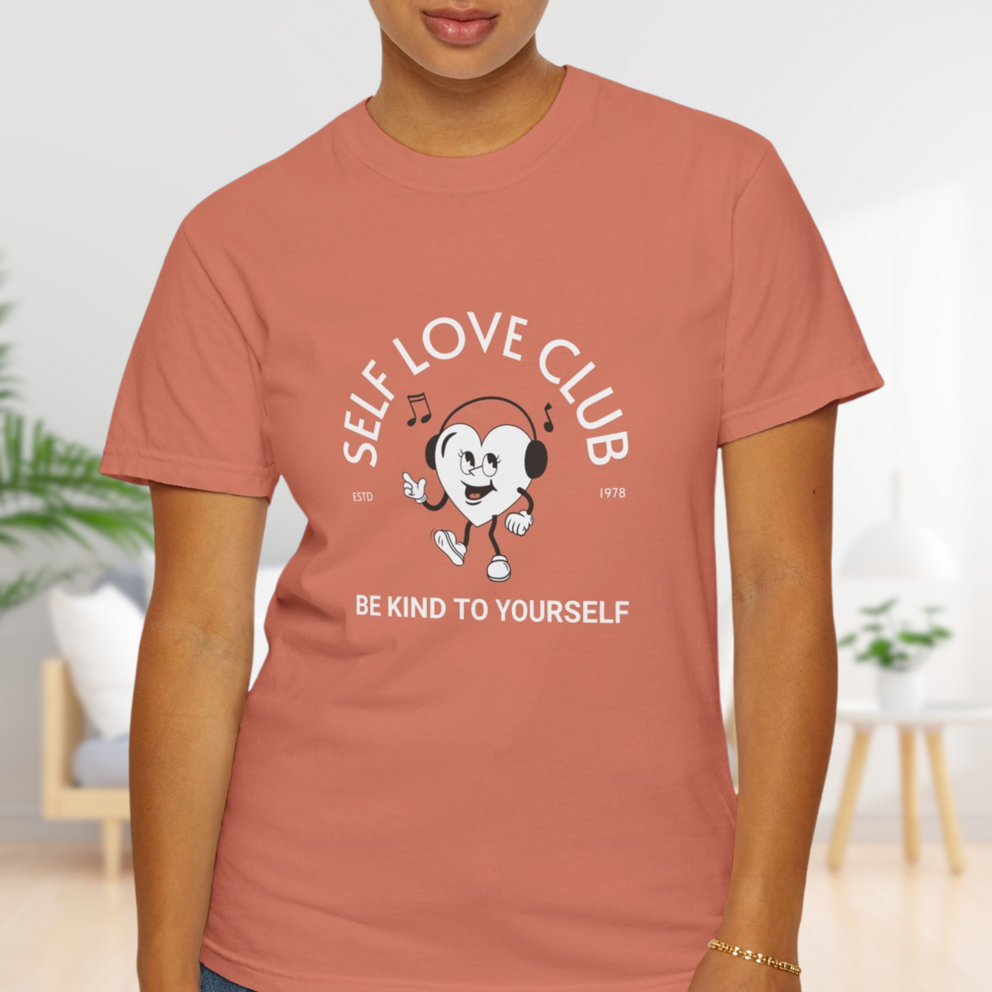 Self Love Club T-Shirt - Empowerment & Positivity Cotton Tee