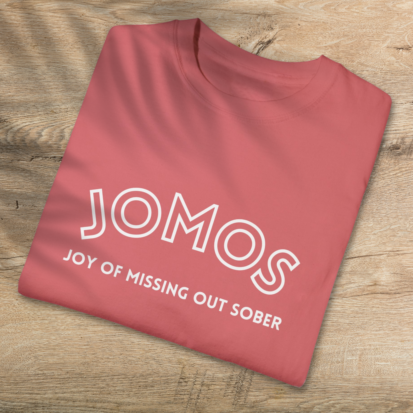 JOMOS T-Shirt: Embrace the Joy Of Missing Out Sober - Unisex Cotton Tee