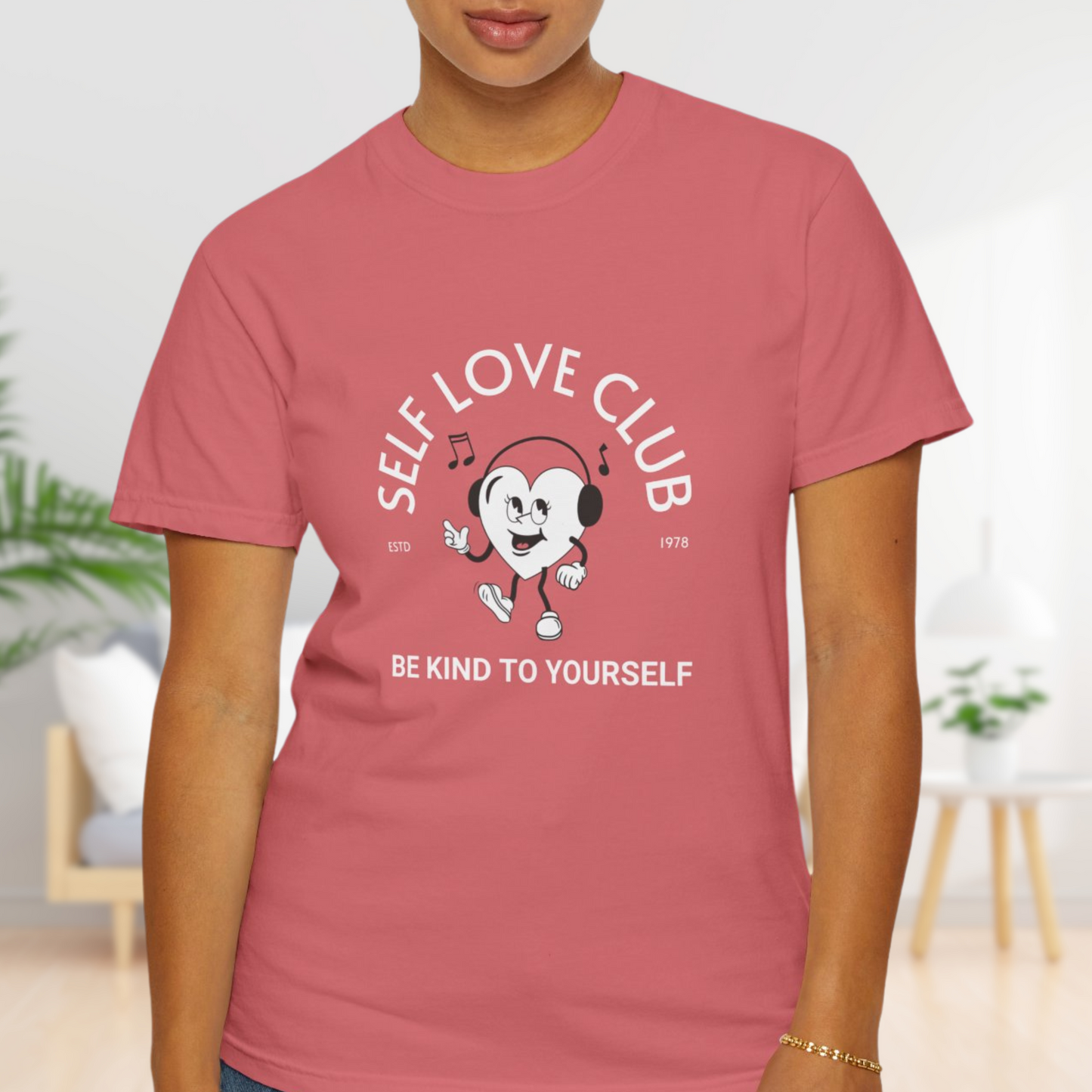 Self Love Club T-Shirt - Empowerment & Positivity Cotton Tee