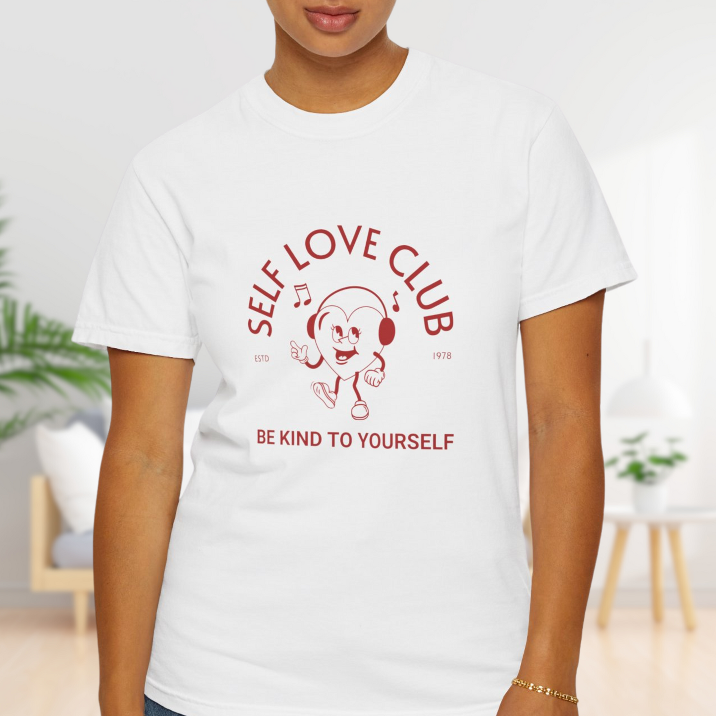 Self Love Club T-Shirt - Empowerment & Positivity Cotton Tee